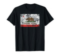 Distressed California Flag T-Shirt - Minimalist Print for Adults - T-Shirt, Sweatshirt, Hoodie