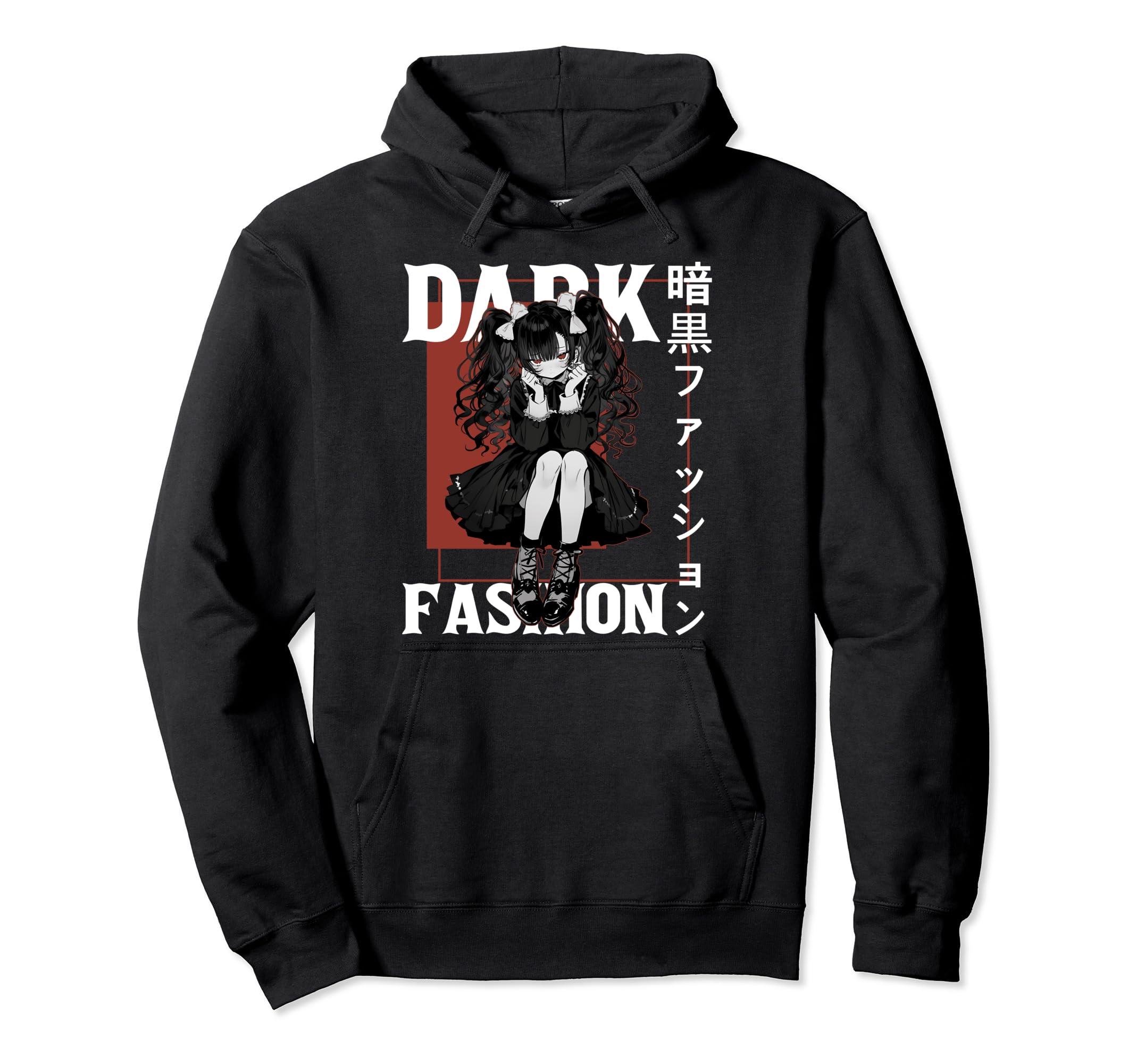 Maid Anime Gothic Vaporwave Soft Hoodie - Casual Everyday Wear Unisex - T-Shirt, Sweatshirt, Hoodie