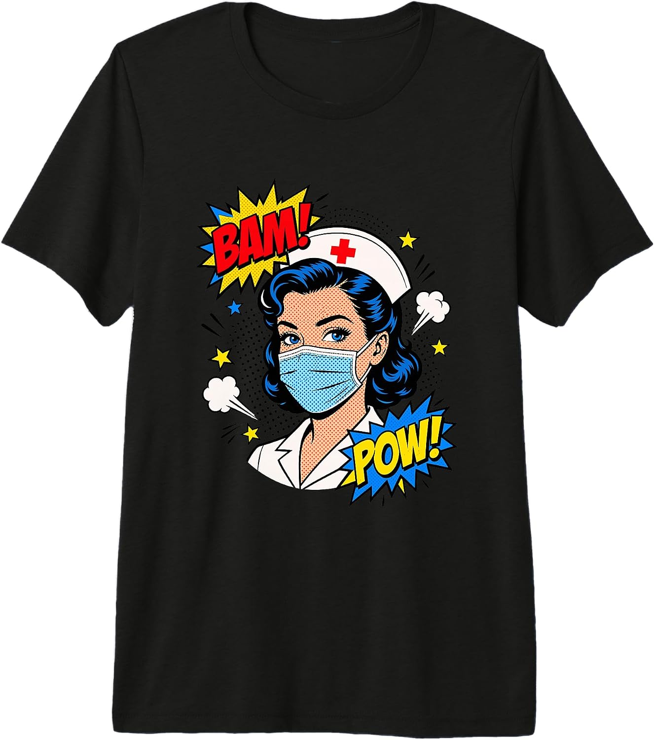 Pop Art Healthcare Heroes - Adult & Kids T-Shirts, Sweatshirts & Hoodies apparel design preview 1