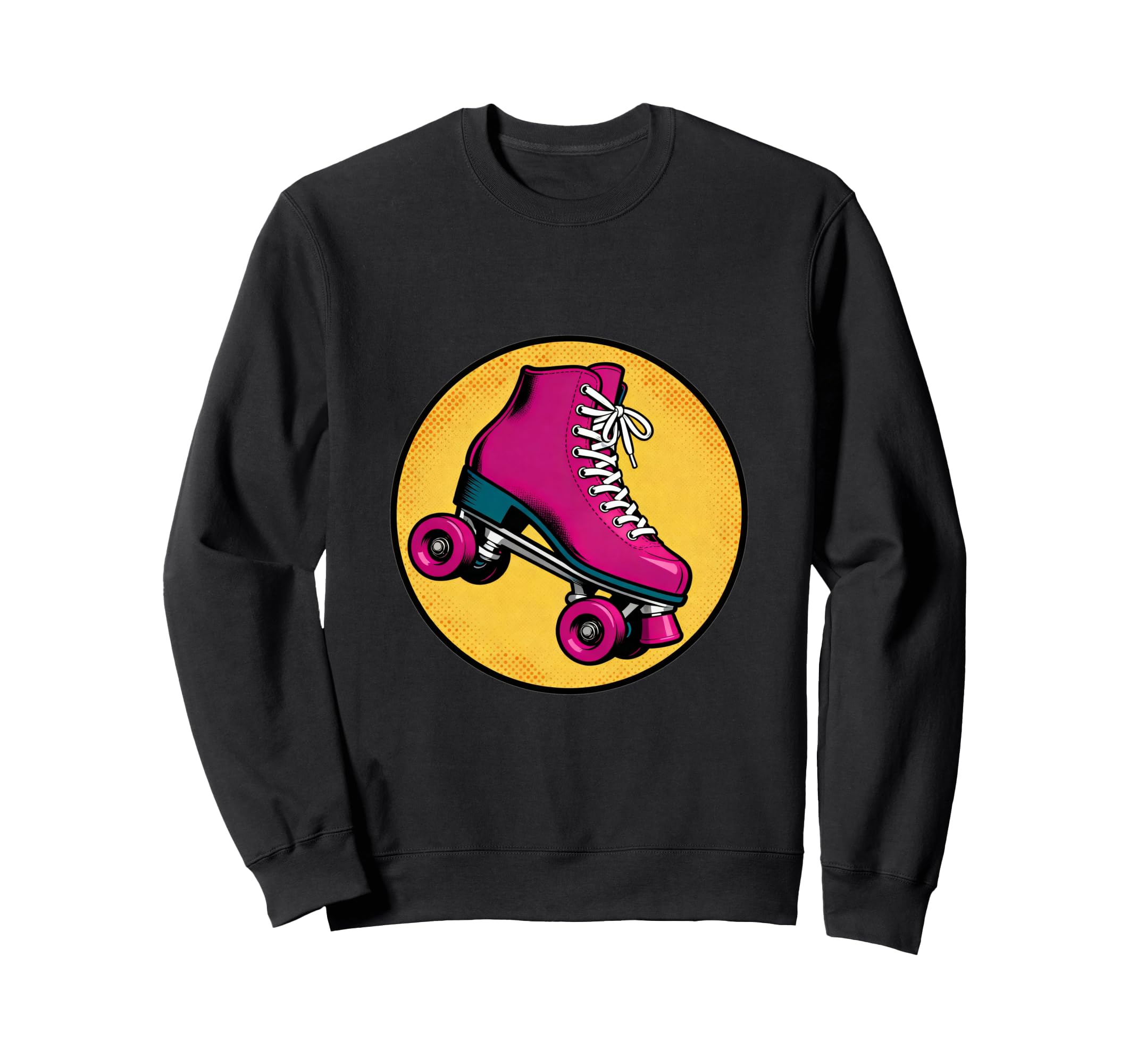 Roller Skates 80S Pop Art Sweatshirt - Aesthetic Graphic Men Women - T-Shirt, Sweatshirt, Hoodie