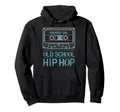 Raised Old School Hip Hop Cassette Hoodie - Casual Everyday Wear Men Women - T-Shirt, Sweatshirt, Hoodie