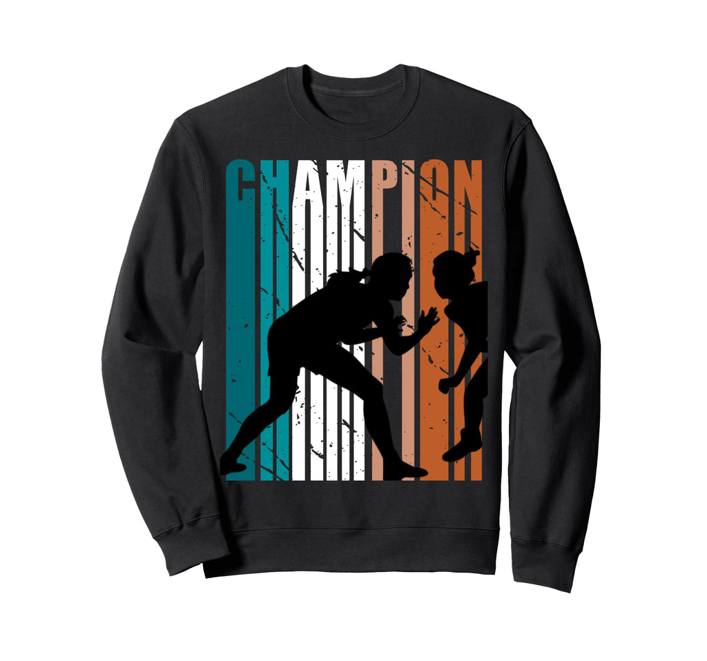 Wrestling Birthday Distressed Sweatshirt - Trendy Graphic for Adults - T-Shirt, Sweatshirt, Hoodie