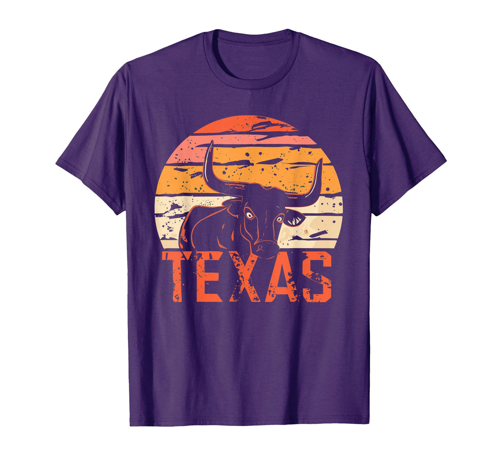 Texas Distressed Longhorn Bull T-Shirt - Streetwear Style Men Women - T-Shirt, Sweatshirt, Hoodie