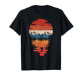 Fly Fishing Sunset T-Shirt - Unique Graphic Unisex - T-Shirt, Sweatshirt, Hoodie