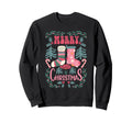 Boho Stockings Holiday Candy Canes Sweatshirt - Minimalist Print Unisex - T-Shirt, Sweatshirt, Hoodie