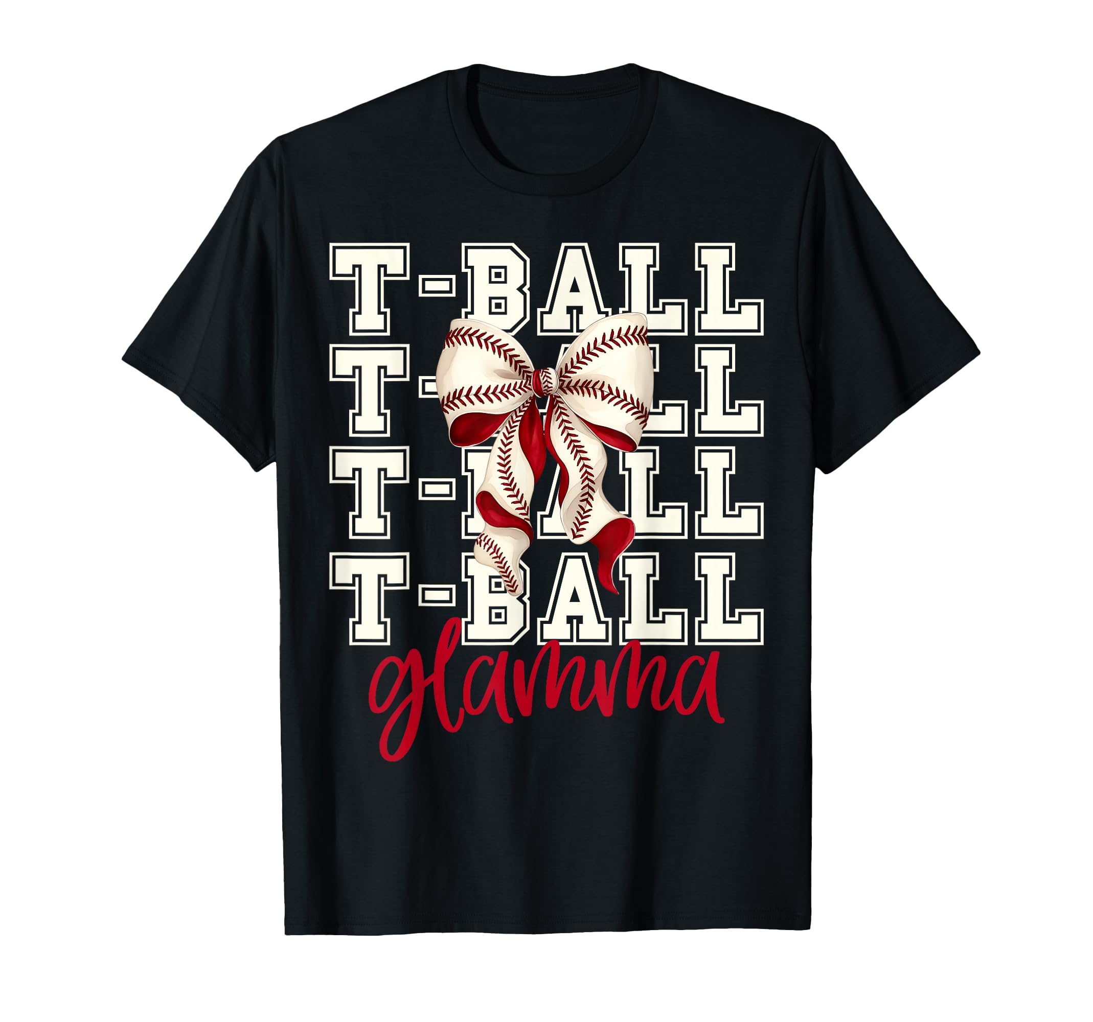 Tball Glamma Teeball T Ball Coquette T-Shirt - Custom Art Print Men Women - T-Shirt, Sweatshirt, Hoodie