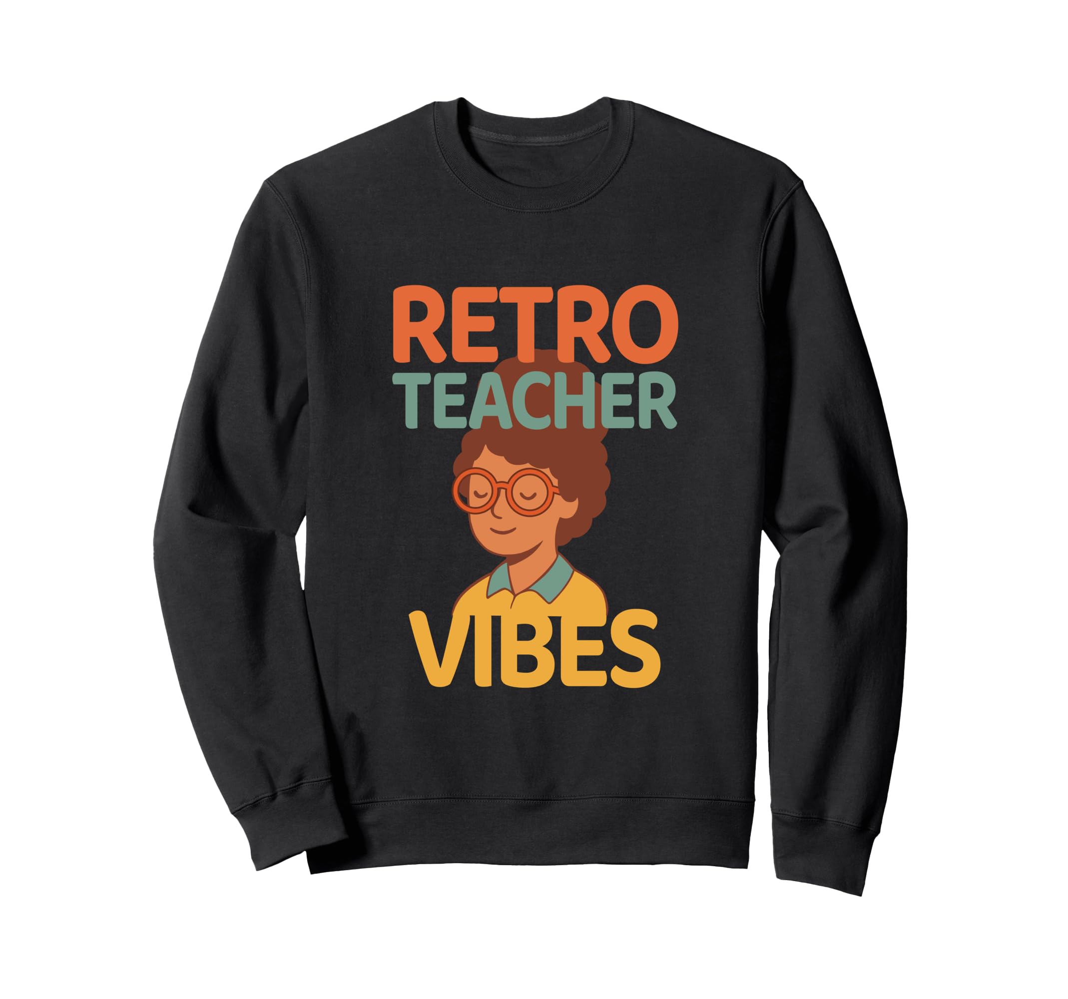 Teacher Vibes Boho Appreciation Gift Sweatshirt - Novelty Apparel Unisex - T-Shirt, Sweatshirt, Hoodie