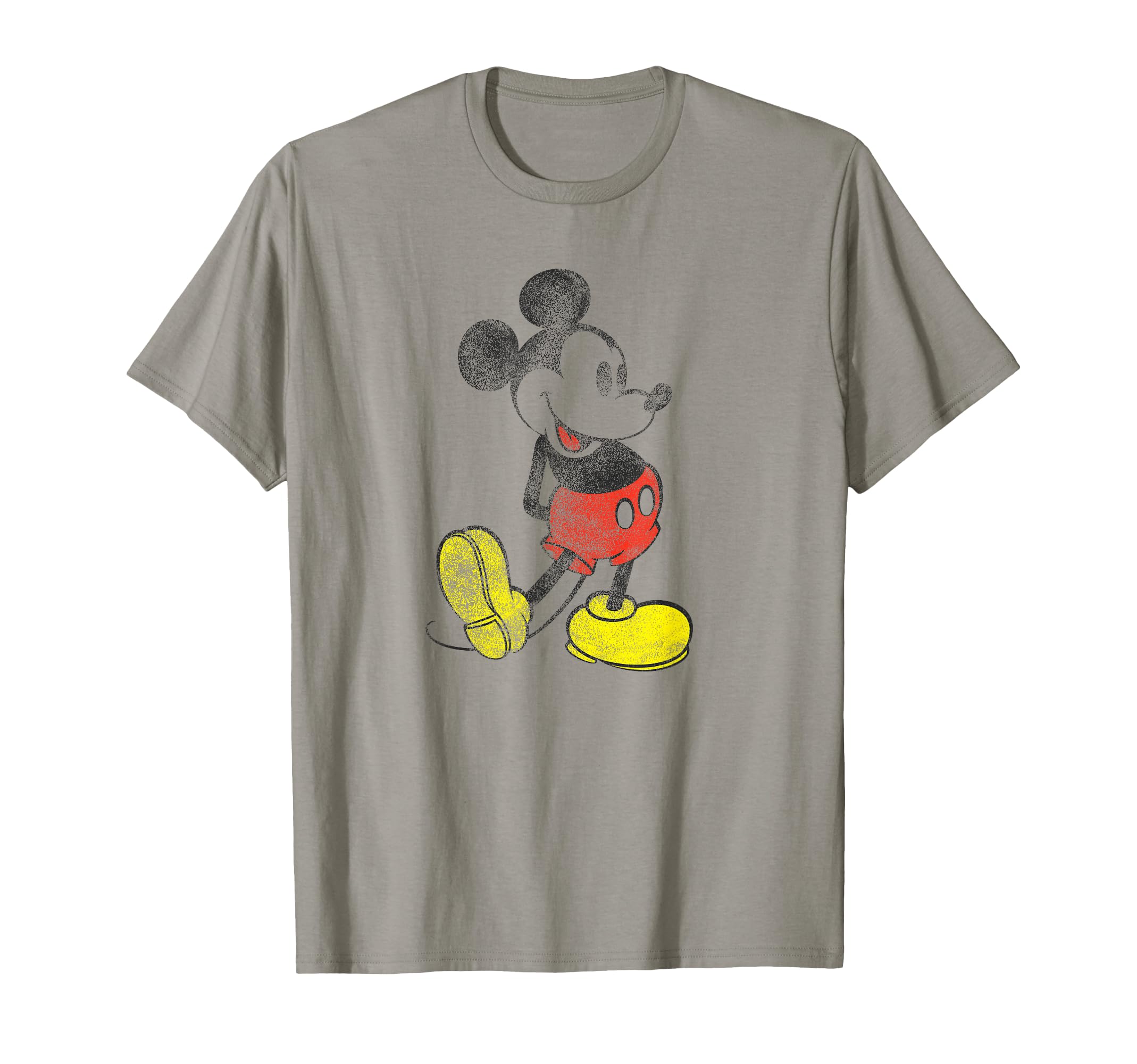 Mickey Mouse Distressed T-Shirt - Novelty Apparel Unisex - T-Shirt, Sweatshirt, Hoodie