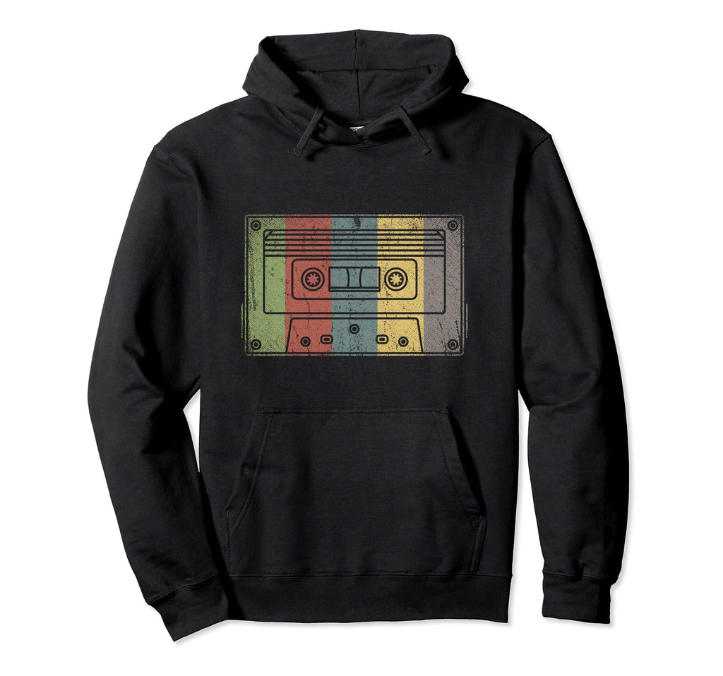 Tape Music Lover Eighties Mixtape 1980S Hoodie - Trendy Graphic for Adults - T-Shirt, Sweatshirt, Hoodie