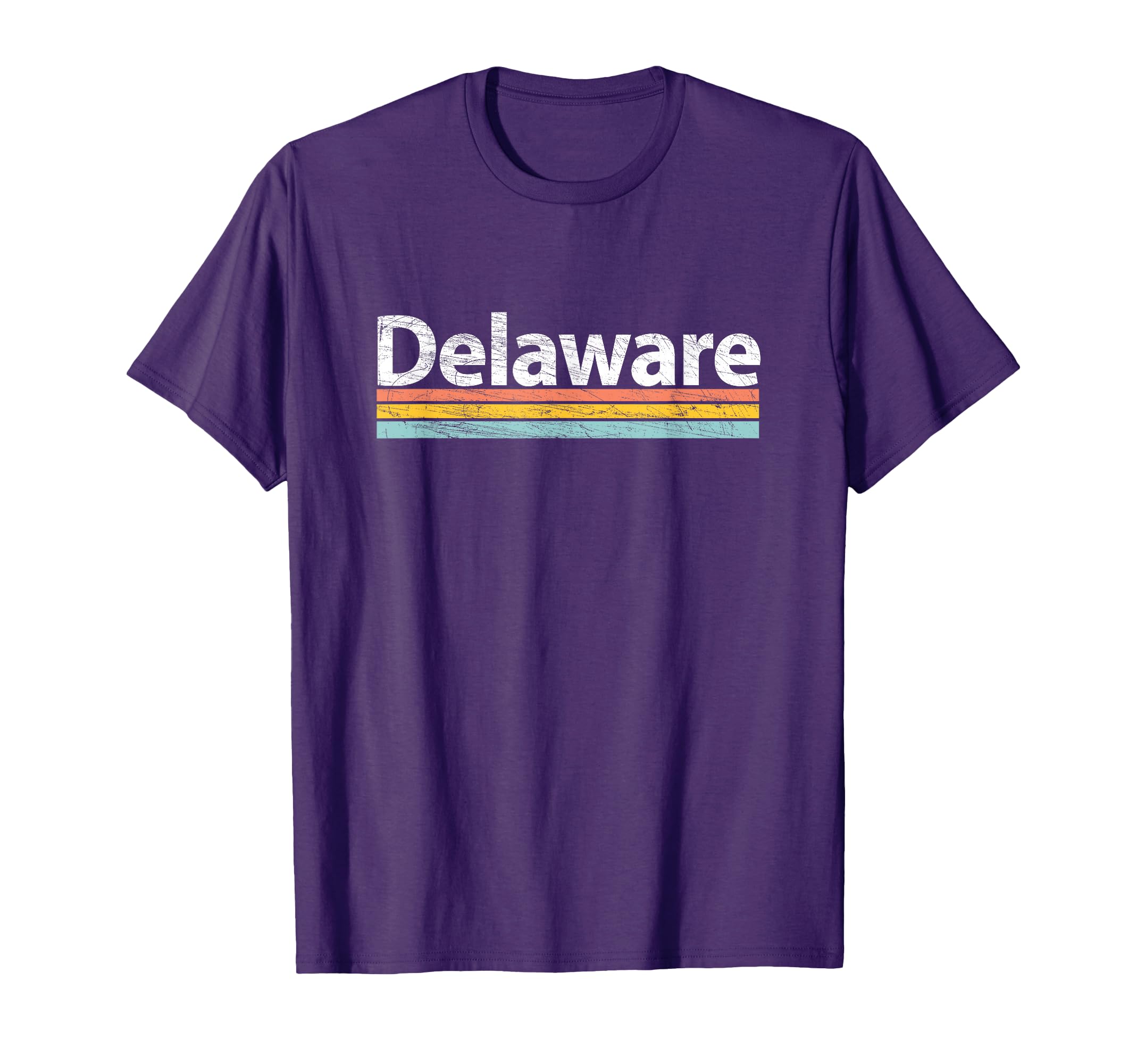 Delaware Worn Stripes T-Shirt - Graphic Print for Adults - T-Shirt, Sweatshirt, Hoodie