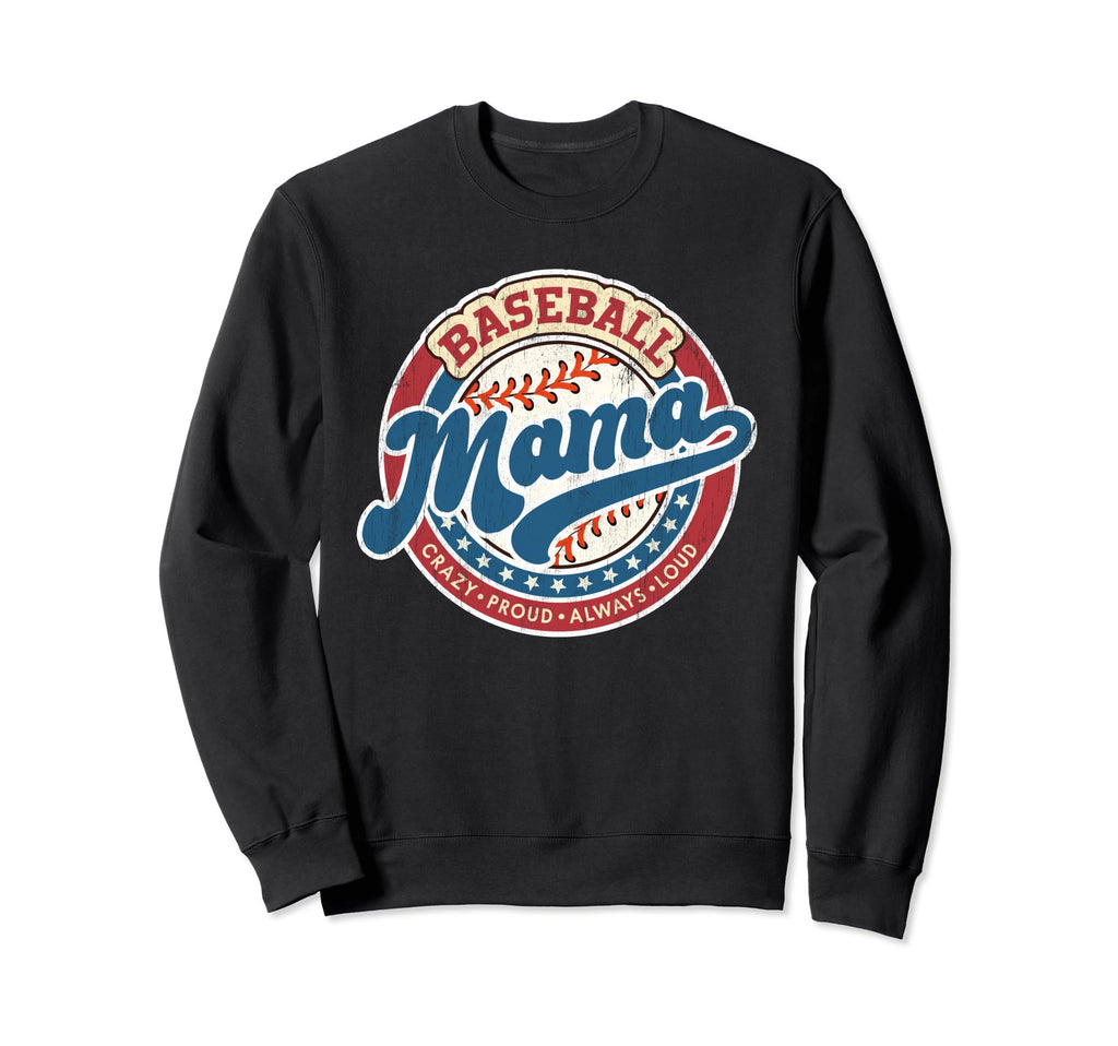 Baseball Mama Family Matching Game Sweatshirt - Fun Novelty Design Unisex - T-Shirt, Sweatshirt, Hoodie