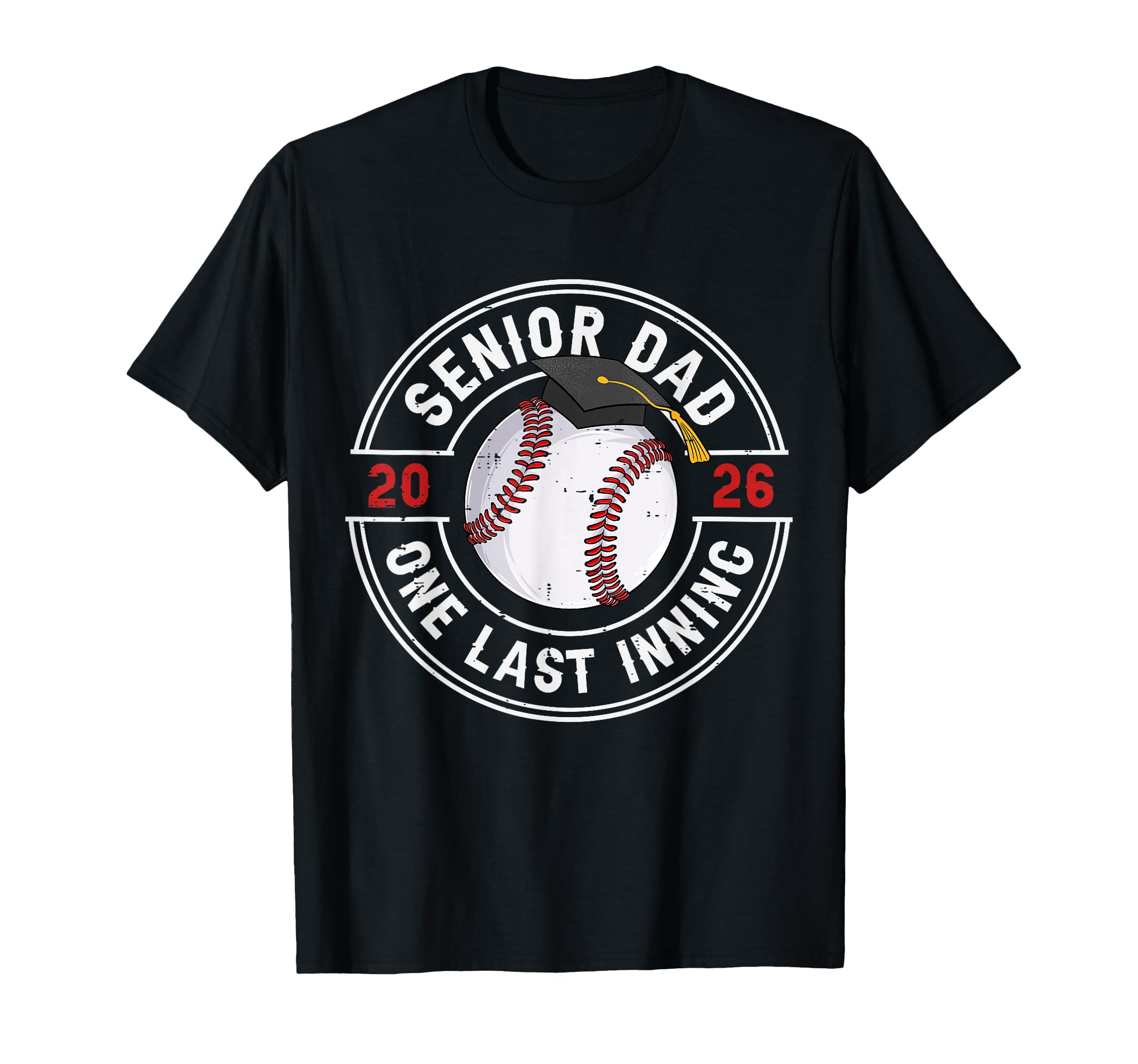 Senior Dad 2026 Baseball Graduation T-Shirt - Custom Art Print Men Women - T-Shirt, Sweatshirt, Hoodie
