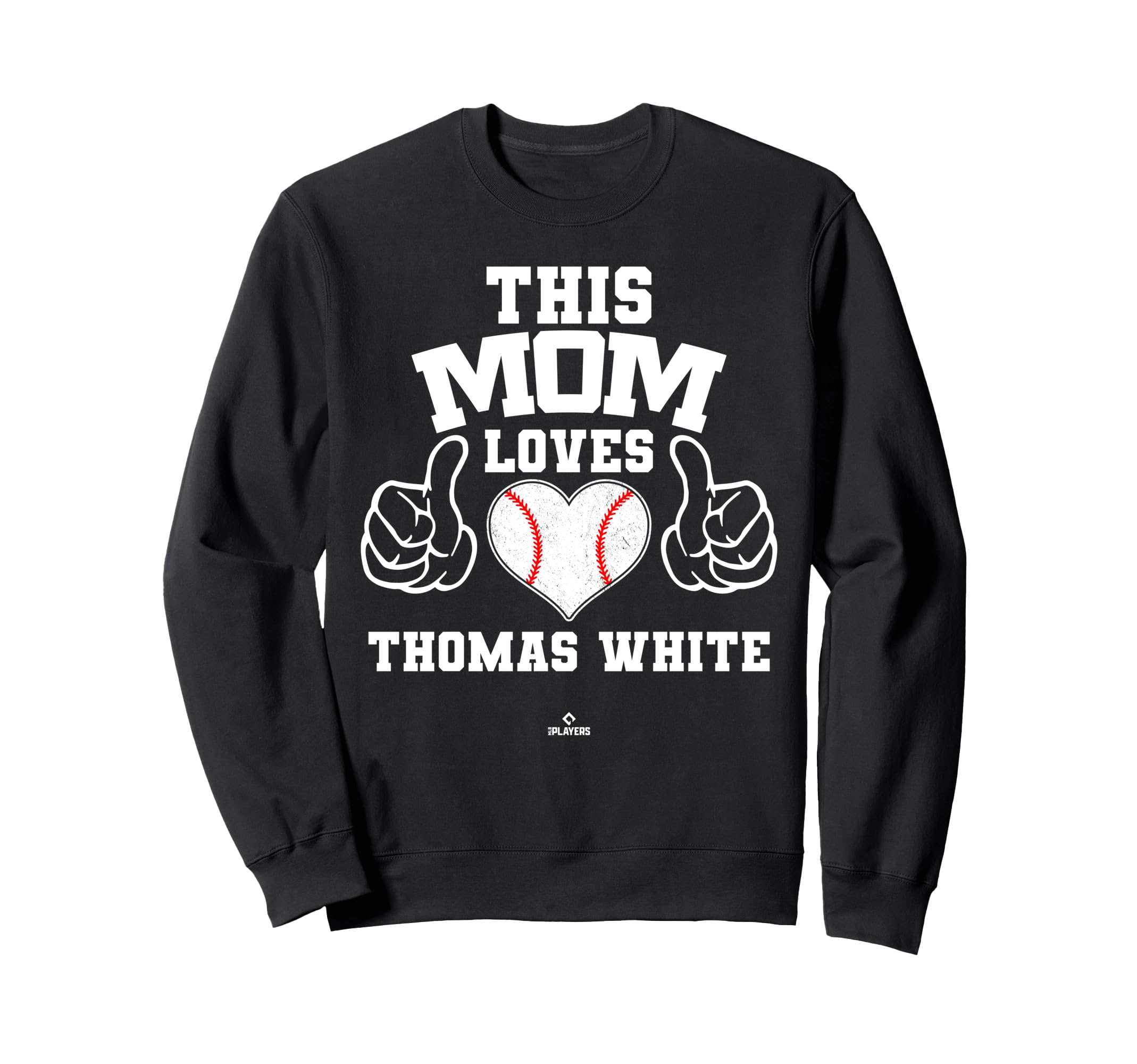 This Mom Loves Thomas White Prospect Sweatshirt - Aesthetic Graphic Unisex - T-Shirt, Sweatshirt, Hoodie