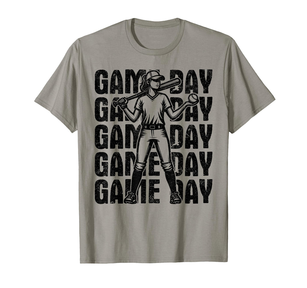 Game Day Softball Softball Mom T-Shirt - Fun Novelty Design Unisex - T-Shirt, Sweatshirt, Hoodie