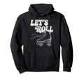 Roller Skating Skate 1970S Lets Roll Hoodie - Fun Novelty Design Unisex - T-Shirt, Sweatshirt, Hoodie