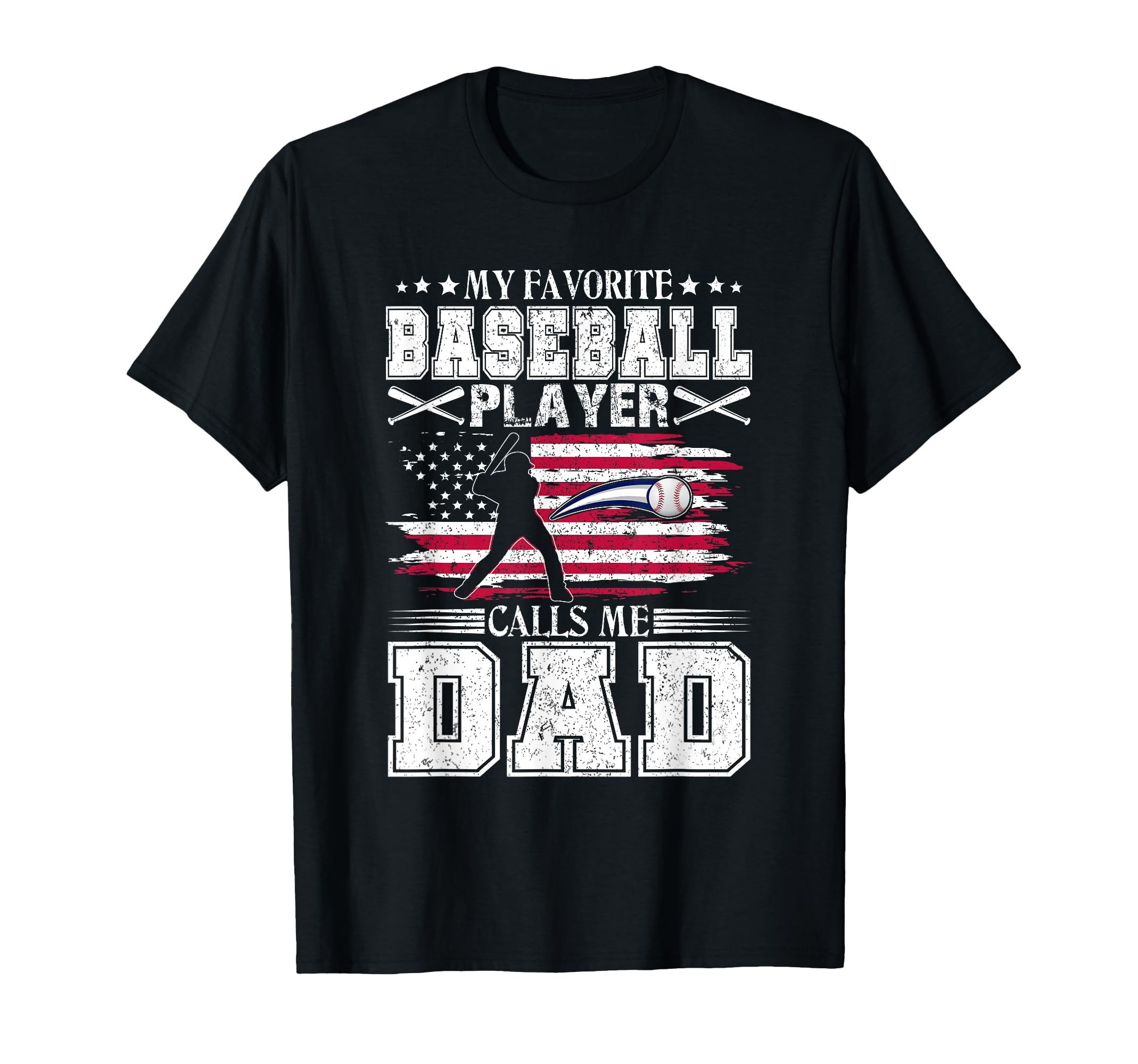 My Favorite Baseball Player Calls Me Dad T-Shirt - Minimalist Print Unisex - T-Shirt, Sweatshirt, Hoodie