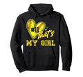 Softball Mom Dad Thats My Jersey Hoodie - Casual Everyday Wear Men Women - T-Shirt, Sweatshirt, Hoodie