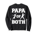 Papa Both Funny Baseball And Dance Sweatshirt - Trendy Graphic Men Women - T-Shirt, Sweatshirt, Hoodie