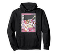 Happy Cat Eating Ramen Digital Otaku Hoodie - Streetwear Style Men Women - T-Shirt, Sweatshirt, Hoodie