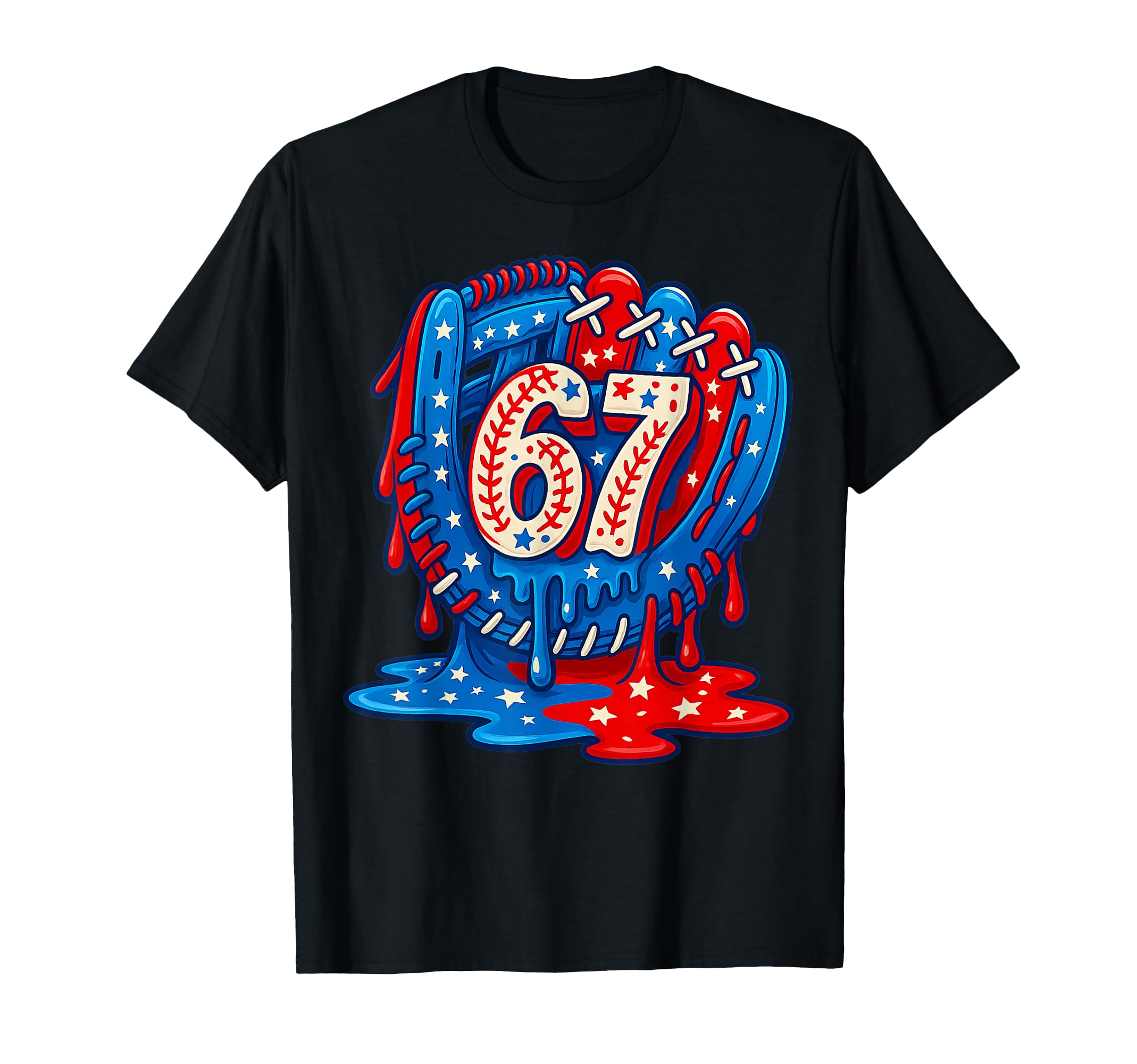 67 Ice Cream Drip Funny Six Seven T-Shirt - Fun Novelty Design Unisex - T-Shirt, Sweatshirt, Hoodie