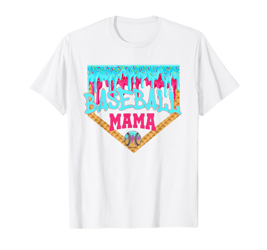 Baseball Mama Drip Baseball Ice T-Shirt - Streetwear Style for Adults - T-Shirt, Sweatshirt, Hoodie