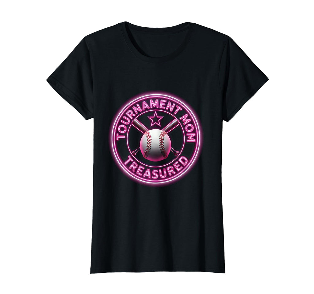 Tournament Mom Treasured Baseball Mom T-Shirt - Custom Art Print for Adults - T-Shirt, Sweatshirt, Hoodie