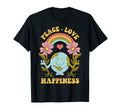 Peace Love Happiness T-Shirt - Trendy Graphic Unisex - T-Shirt, Sweatshirt, Hoodie
