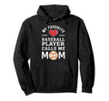 My Favorite Baseball Player Calls Me Hoodie - Custom Art Print Men Women - T-Shirt, Sweatshirt, Hoodie