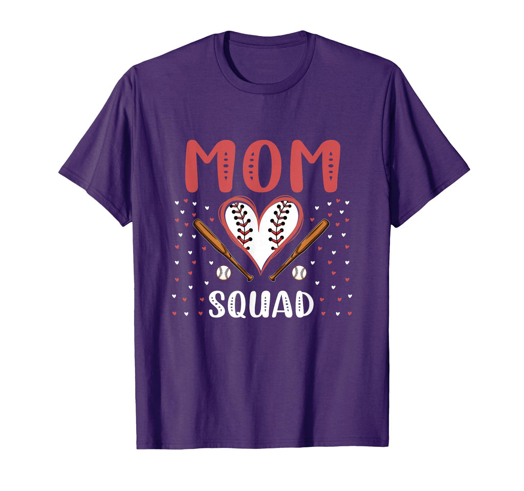 Mom Sports Love Baseball Game Day Sweatshirt - Custom Art Print Men Women - T-Shirt, Sweatshirt, Hoodie