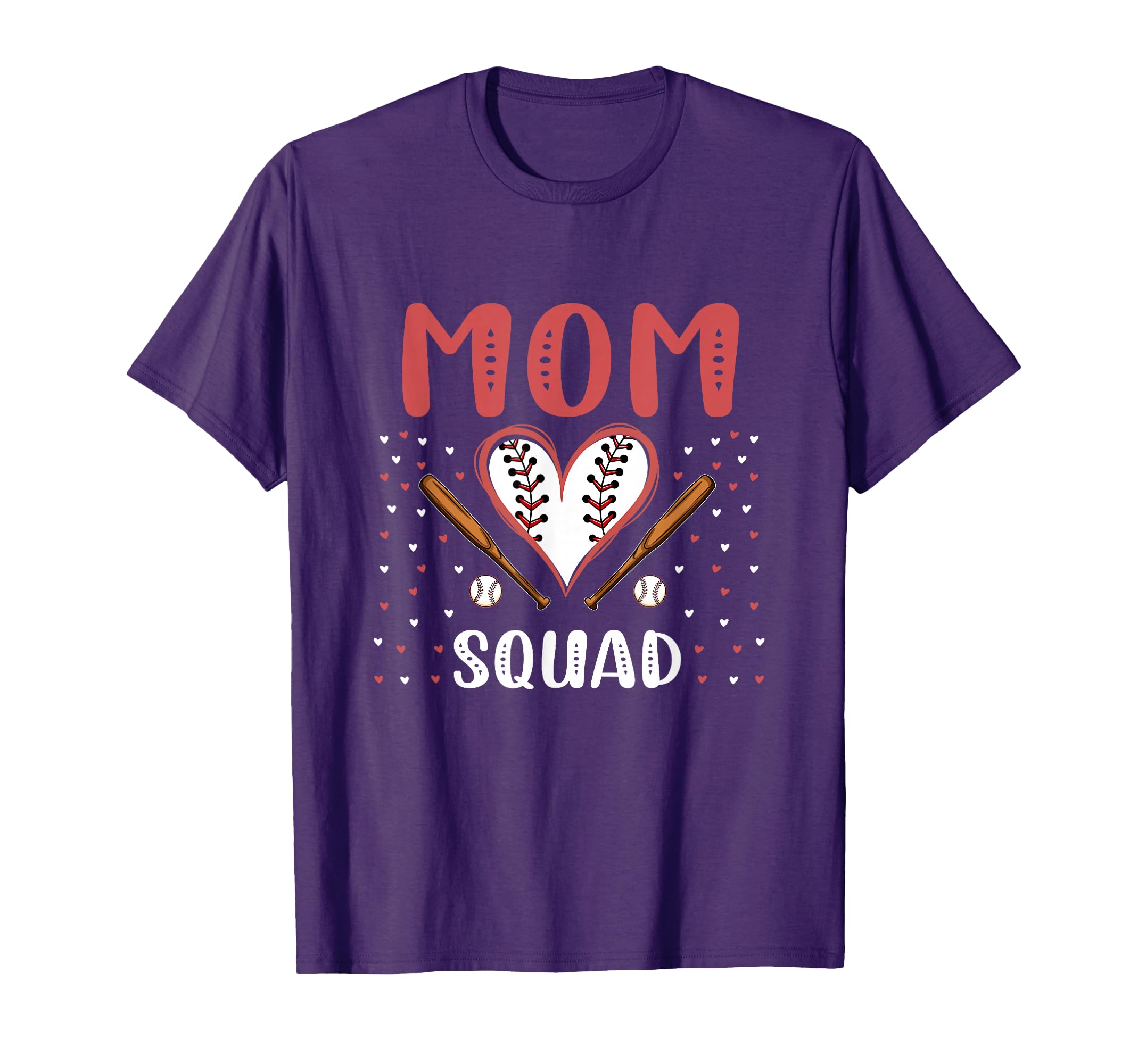 Mom Sports Love Baseball Game Day Sweatshirt - Custom Art Print Men Women - T-Shirt, Sweatshirt, Hoodie