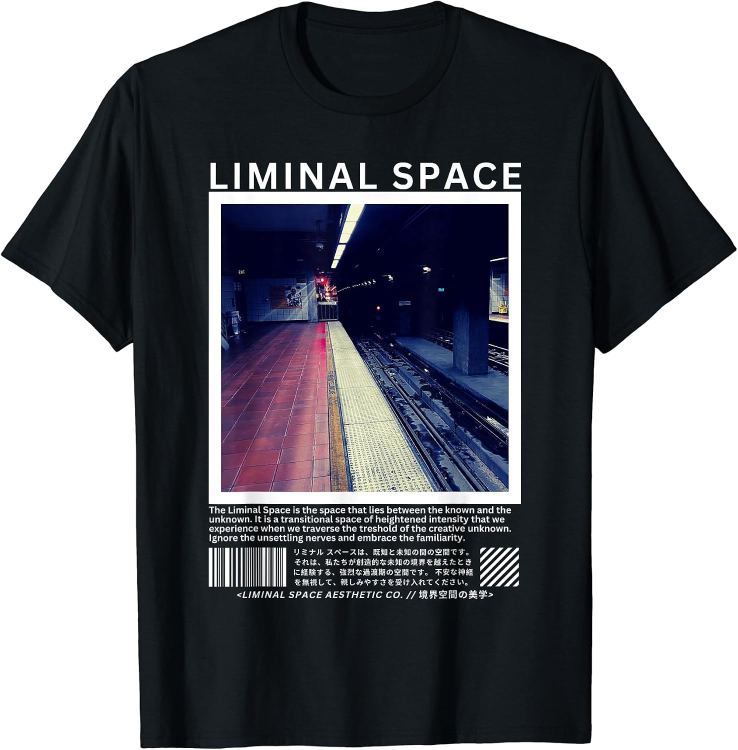 Liminal Space Aesthetic Co. and Merch - Adult & Kids T-Shirts, Sweatshirts & Hoodies apparel design preview 1