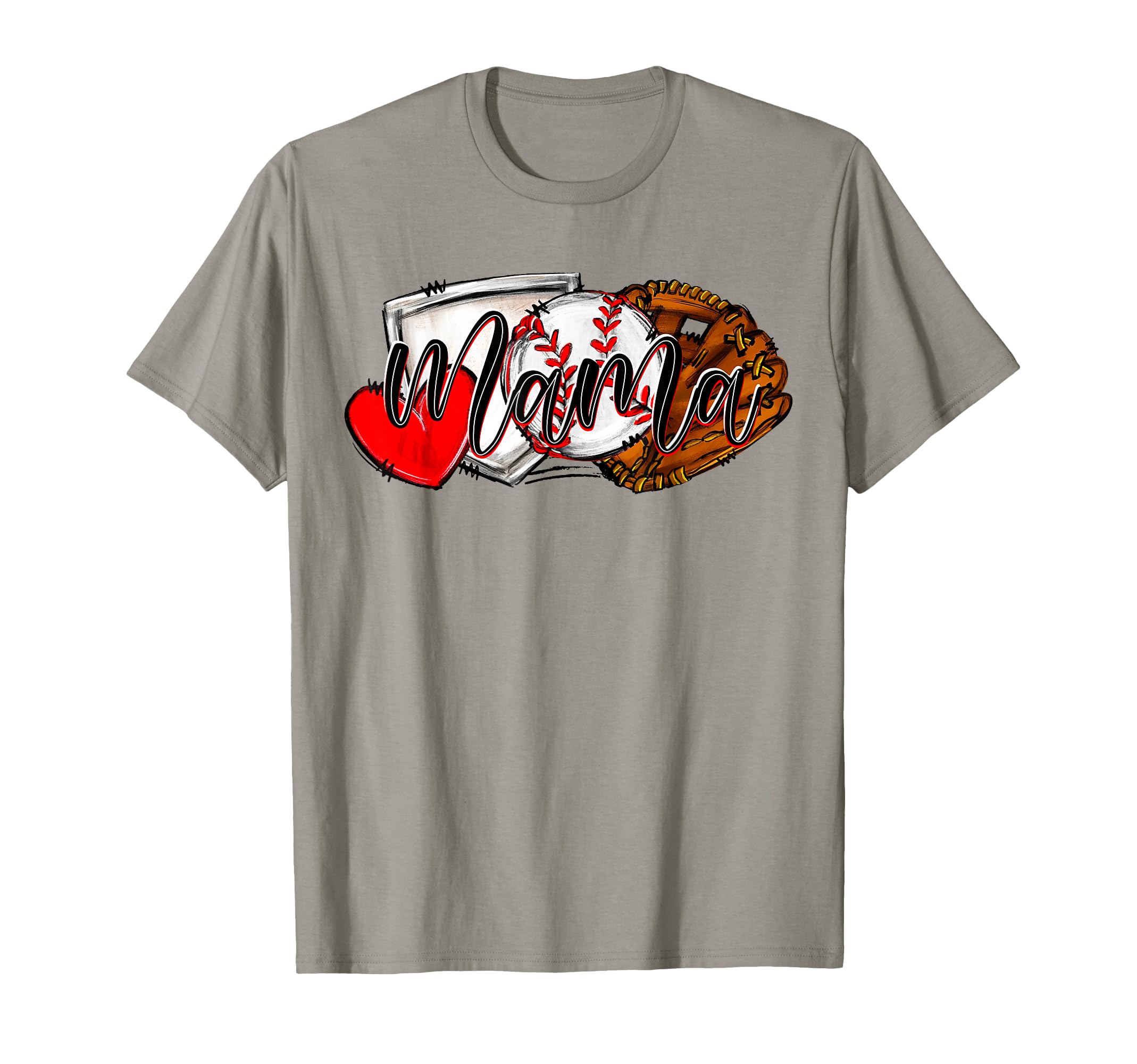 Baseball Mom Softball Mom Game Day T-Shirt - Fun Novelty Design Men Women - T-Shirt, Sweatshirt, Hoodie