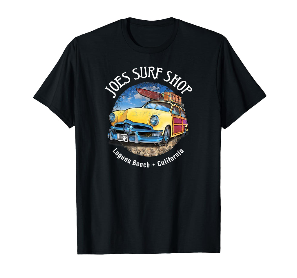 Joes Surf Woody Wagon Logo T-Shirt - Minimalist Print for Adults - T-Shirt, Sweatshirt, Hoodie