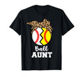 Ball Aunt Funny Baseball Softball T-Shirt - Minimalist Print for Adults - T-Shirt, Sweatshirt, Hoodie