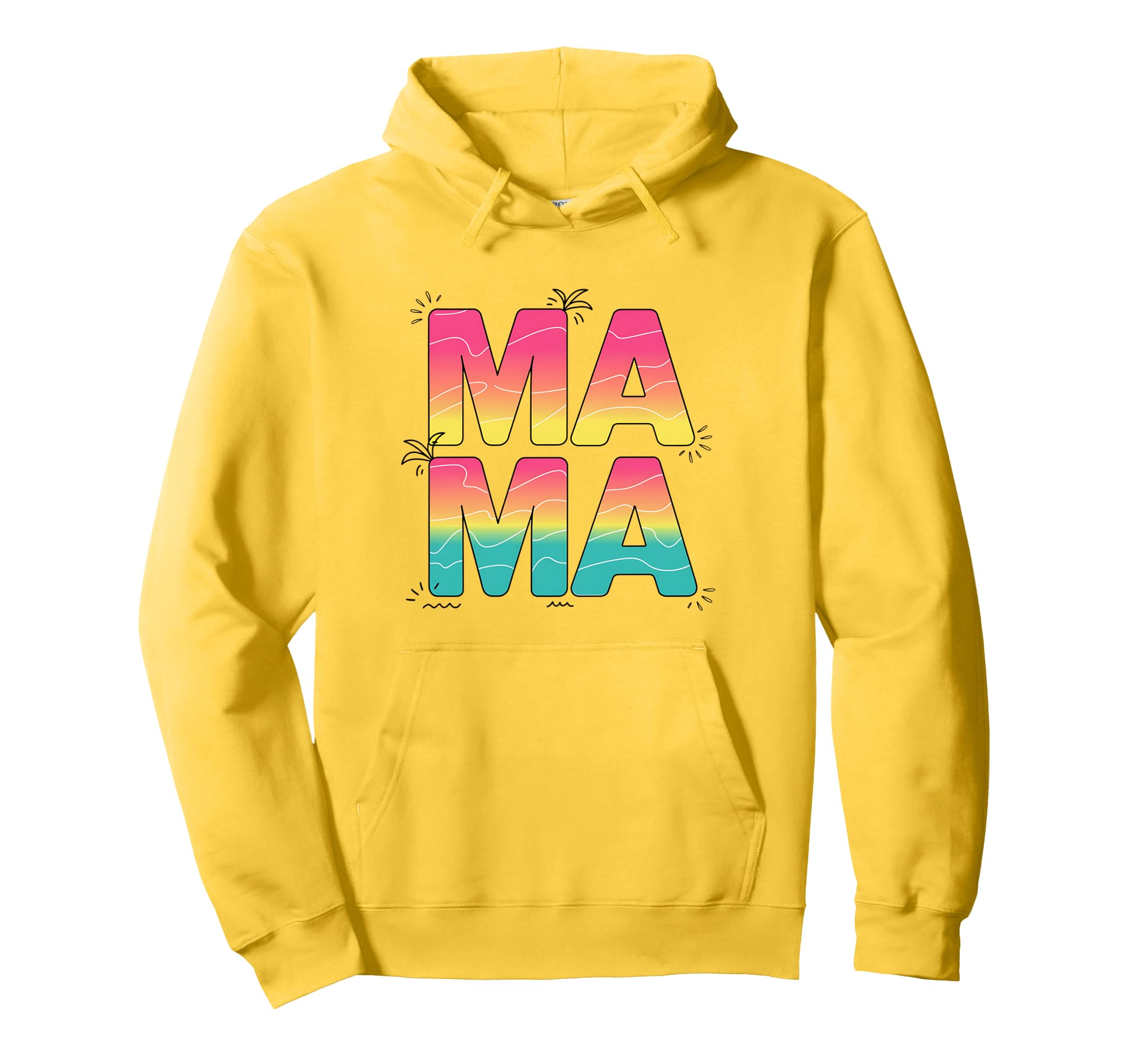 Mama Boho Sunset Hoodie - Unique Graphic Unisex - T-Shirt, Sweatshirt, Hoodie