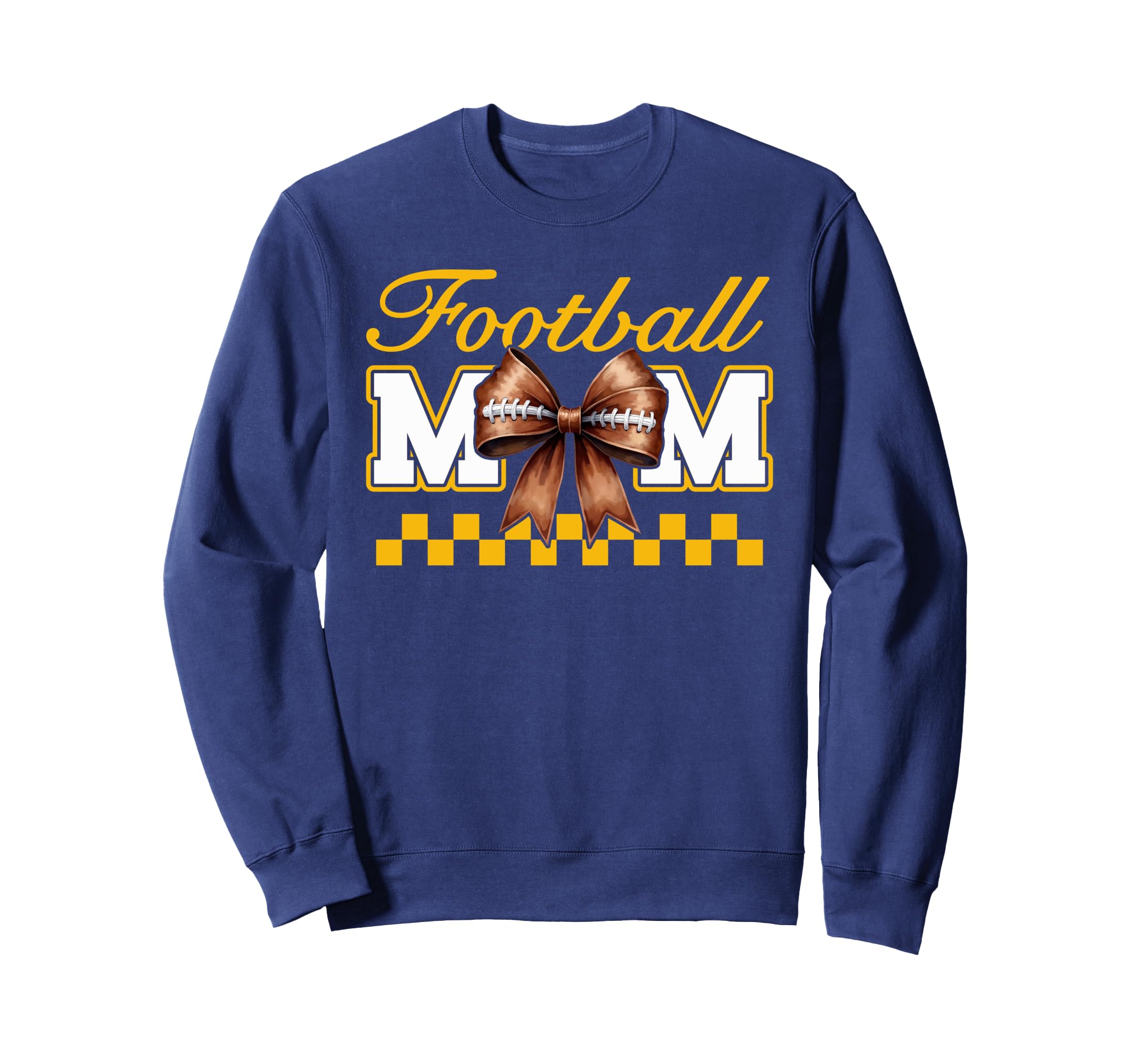Game Day Navy Blue Yellow Croquette Sweatshirt - Streetwear Style Unisex - T-Shirt, Sweatshirt, Hoodie