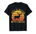 Life Is Better Moose Sunset T-Shirt - Streetwear Style Men Women - T-Shirt, Sweatshirt, Hoodie