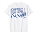 Groovy Softball Mom Coquette Bow Game T-Shirt - Streetwear Style Men Women - T-Shirt, Sweatshirt, Hoodie