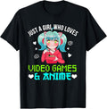 Gamer Girl Anime Merch Lover Gifts - Adult & Kids T-Shirts, Sweatshirts & Hoodies apparel design preview 1
