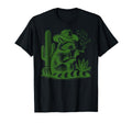 Cowboy Raccoon Smoking Weed Marijuana T-Shirt - Minimalist Print Unisex - T-Shirt, Sweatshirt, Hoodie