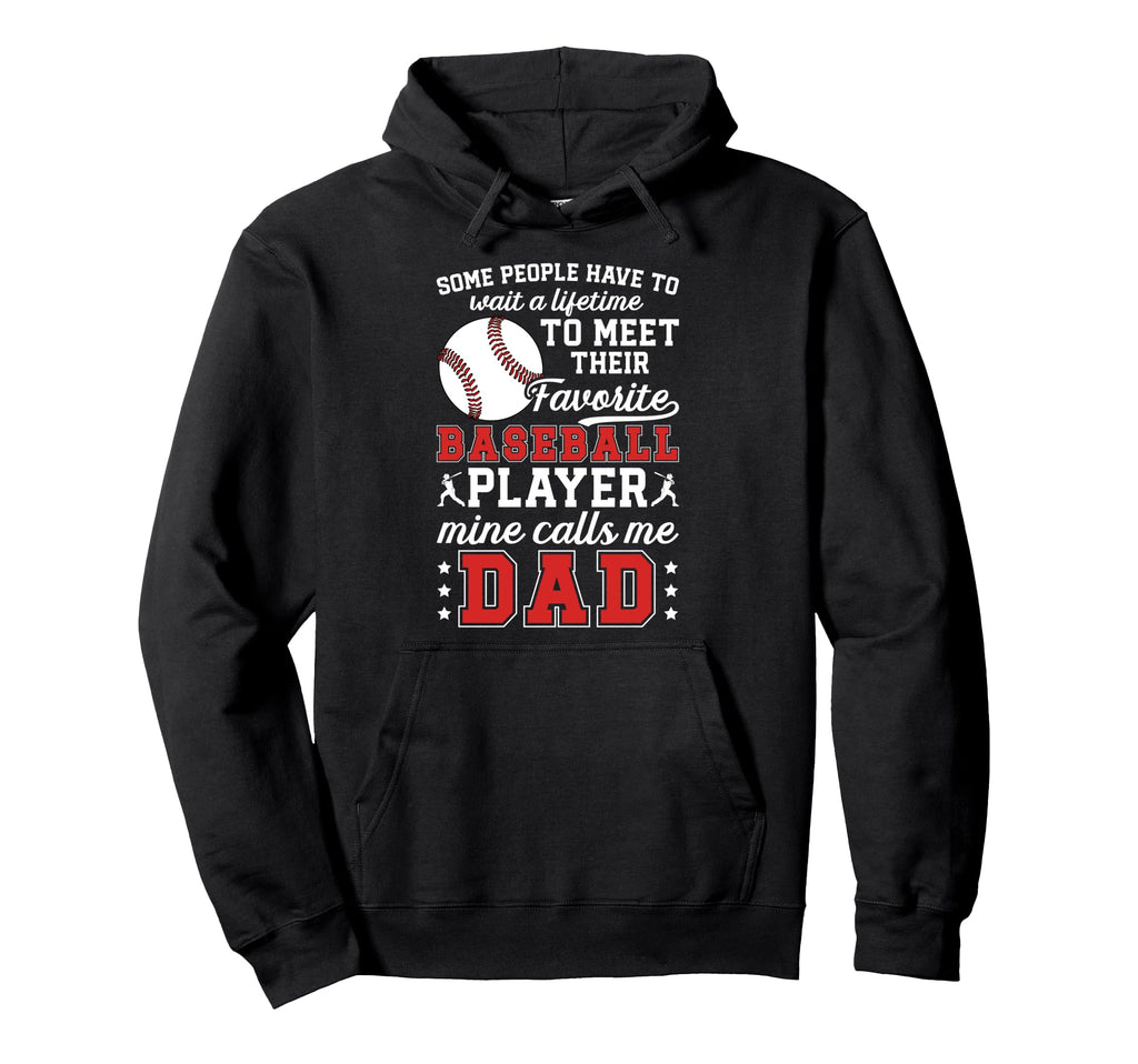 Proud Baseball Dad Baseball Player Dad Hoodie - Graphic Print Men Women - T-Shirt, Sweatshirt, Hoodie