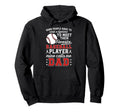 Proud Baseball Dad Baseball Player Dad Hoodie - Graphic Print Men Women - T-Shirt, Sweatshirt, Hoodie