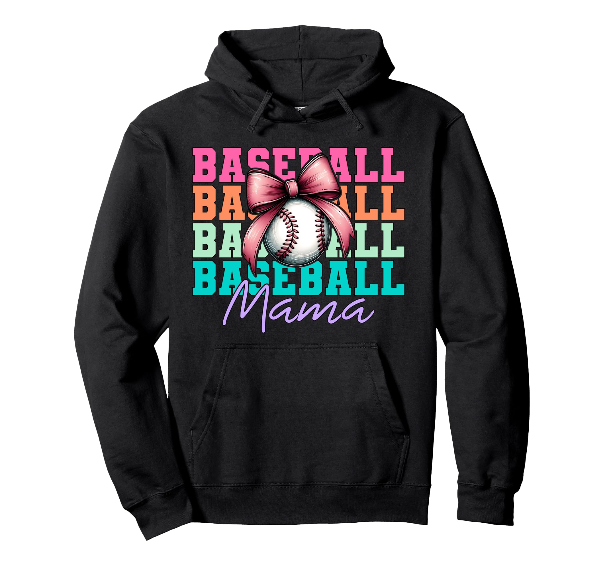 Baseball Mama Baseball Mom Mothers Day Hoodie - Fun Novelty Design Unisex - T-Shirt, Sweatshirt, Hoodie