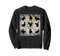 Backyard Pet Ducks Floral Boho Duck Sweatshirt - Graphic Print for Adults - T-Shirt, Sweatshirt, Hoodie