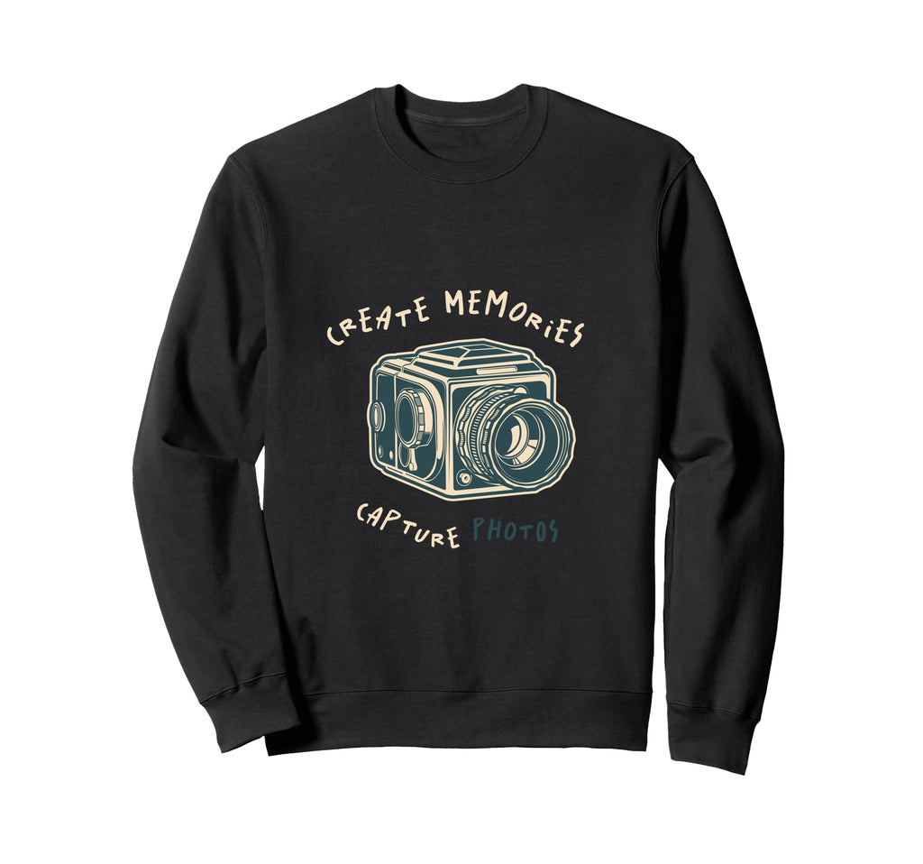 Photography Camera Snap Photo Cameras Sweatshirt - Minimalist Print Unisex - T-Shirt, Sweatshirt, Hoodie