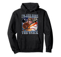 Im Just Here Snack Usa Flag 90S Hoodie - Fun Novelty Design for Adults - T-Shirt, Sweatshirt, Hoodie