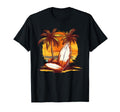 Tropical Surfboards Sunset Beach Palm T-Shirt - Streetwear Style Unisex - T-Shirt, Sweatshirt, Hoodie