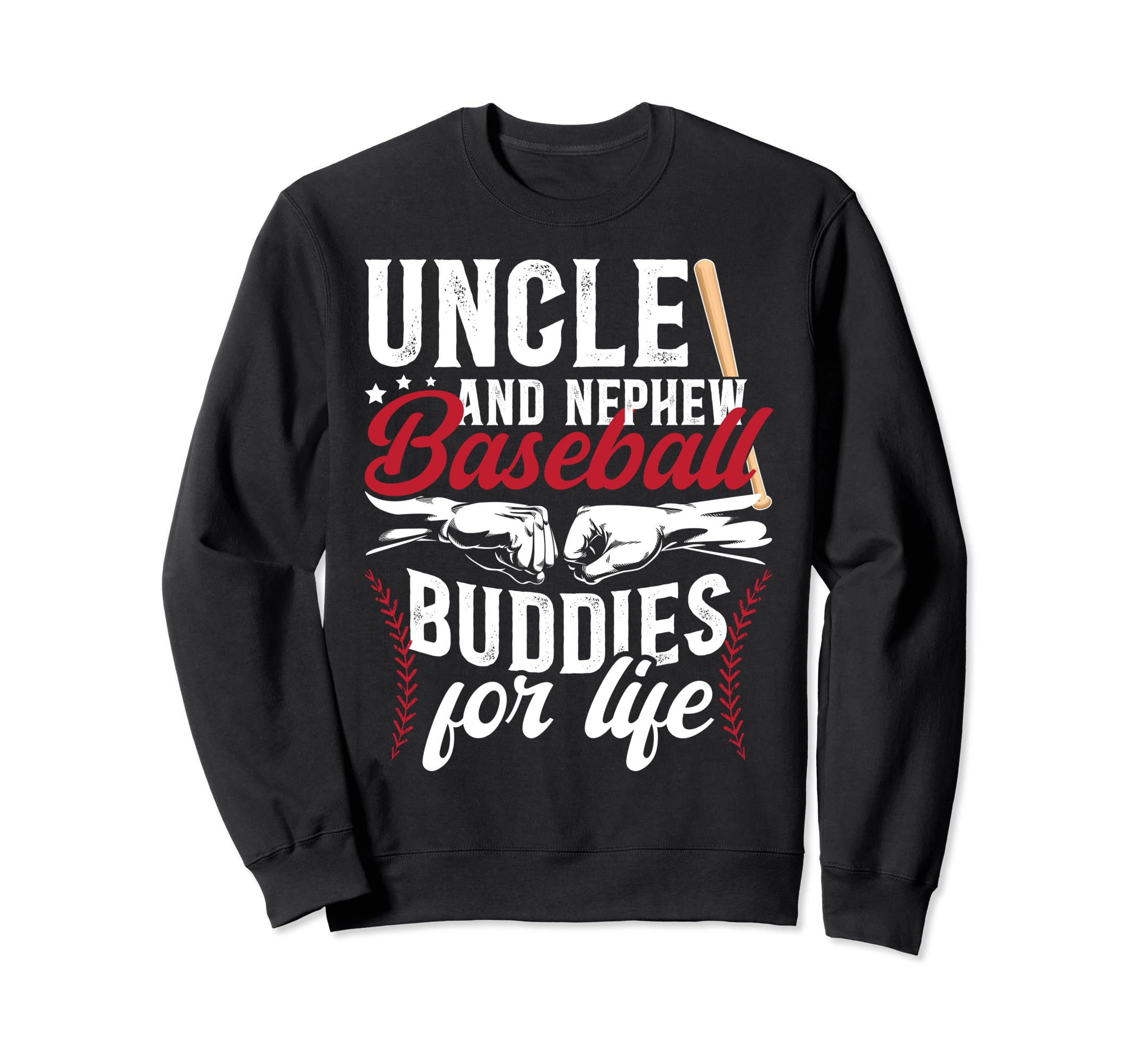 Baseball Buddies Baseball Uncle Sweatshirt - Unique Graphic Unisex - T-Shirt, Sweatshirt, Hoodie