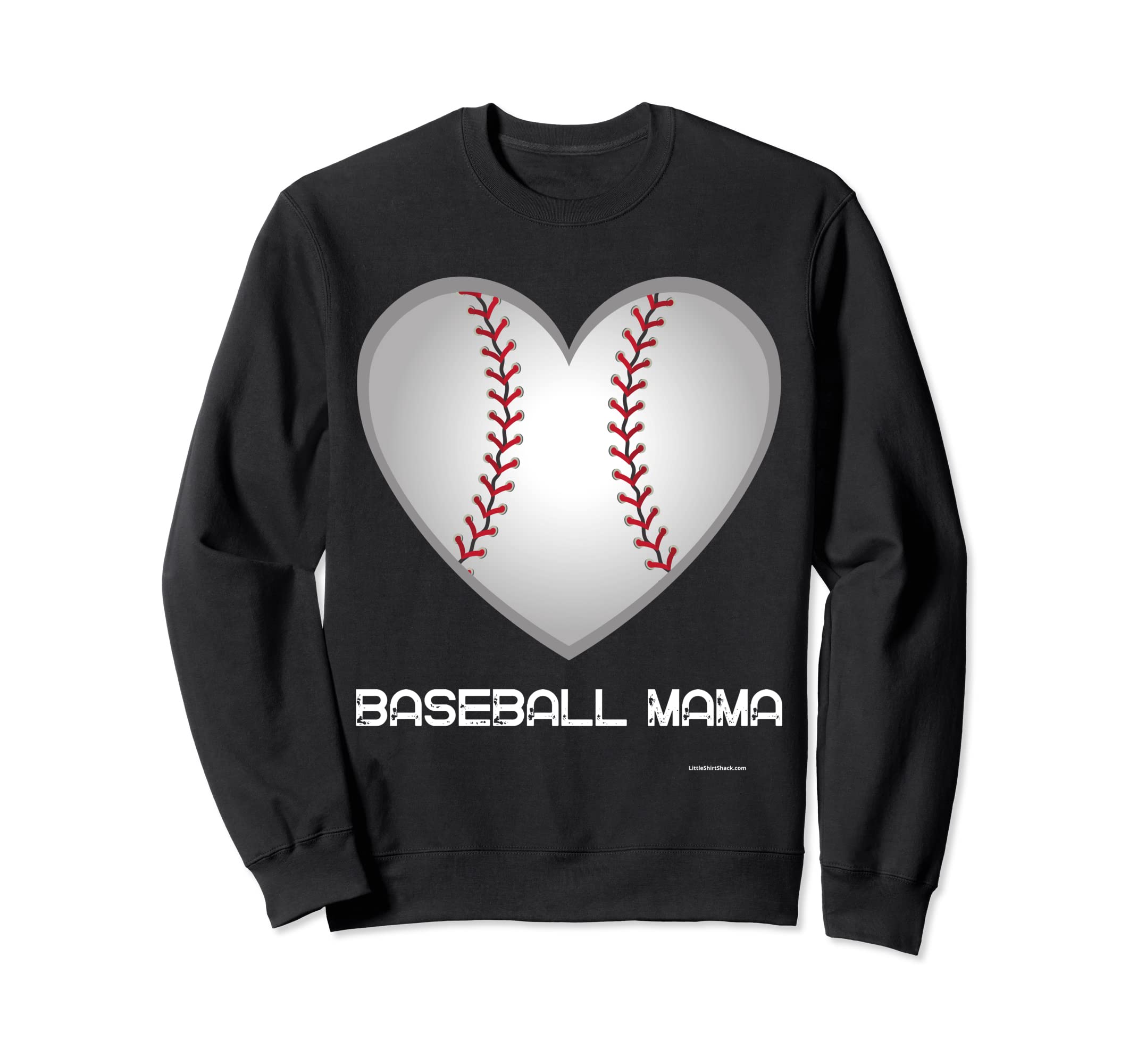 Baseball Mama Heart Player Pitcher Sweatshirt - Custom Art Print Unisex - T-Shirt, Sweatshirt, Hoodie