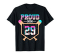 Proud Mom Baseball Player Number 29 T-Shirt - Novelty Apparel Men Women - T-Shirt, Sweatshirt, Hoodie